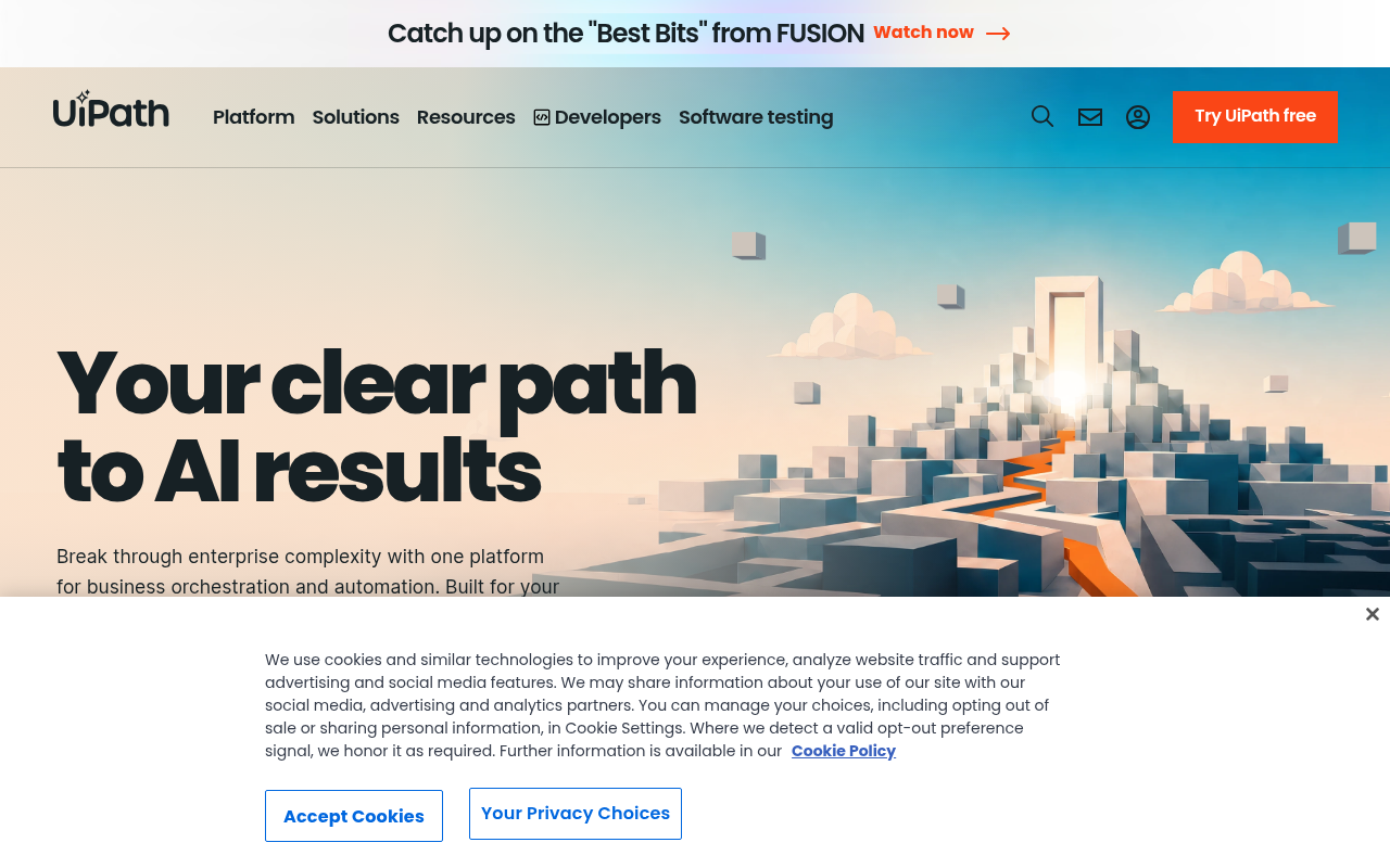 UiPath robotic process automation