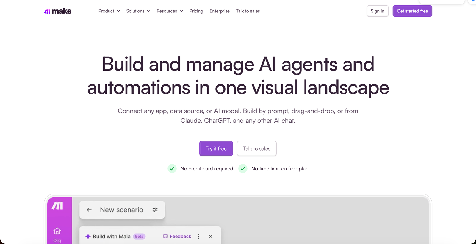 Make.com visual automation