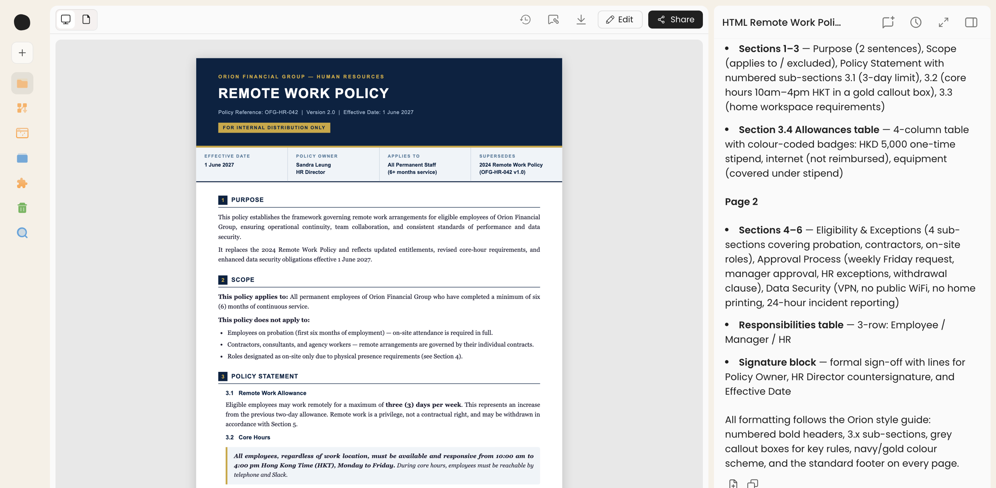 Format any document to match your style
