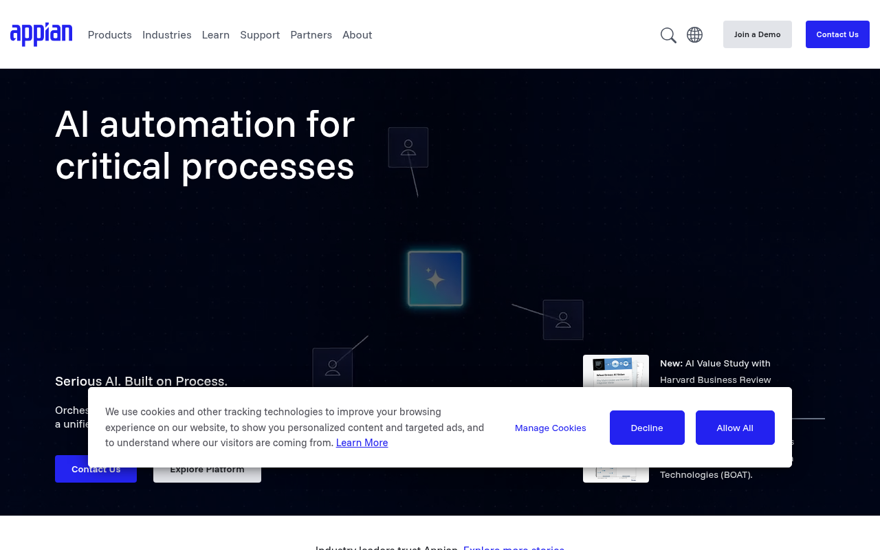 Appian AI workflow platform