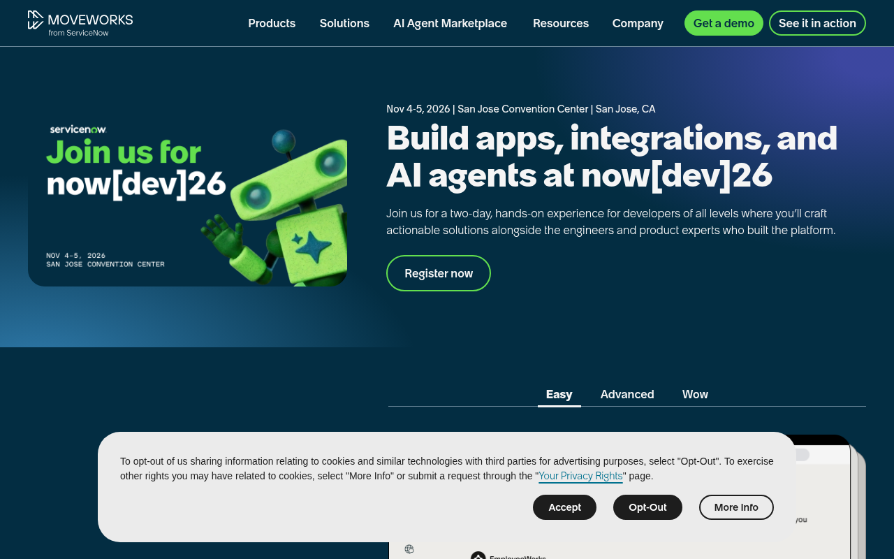 Moveworks employee AI