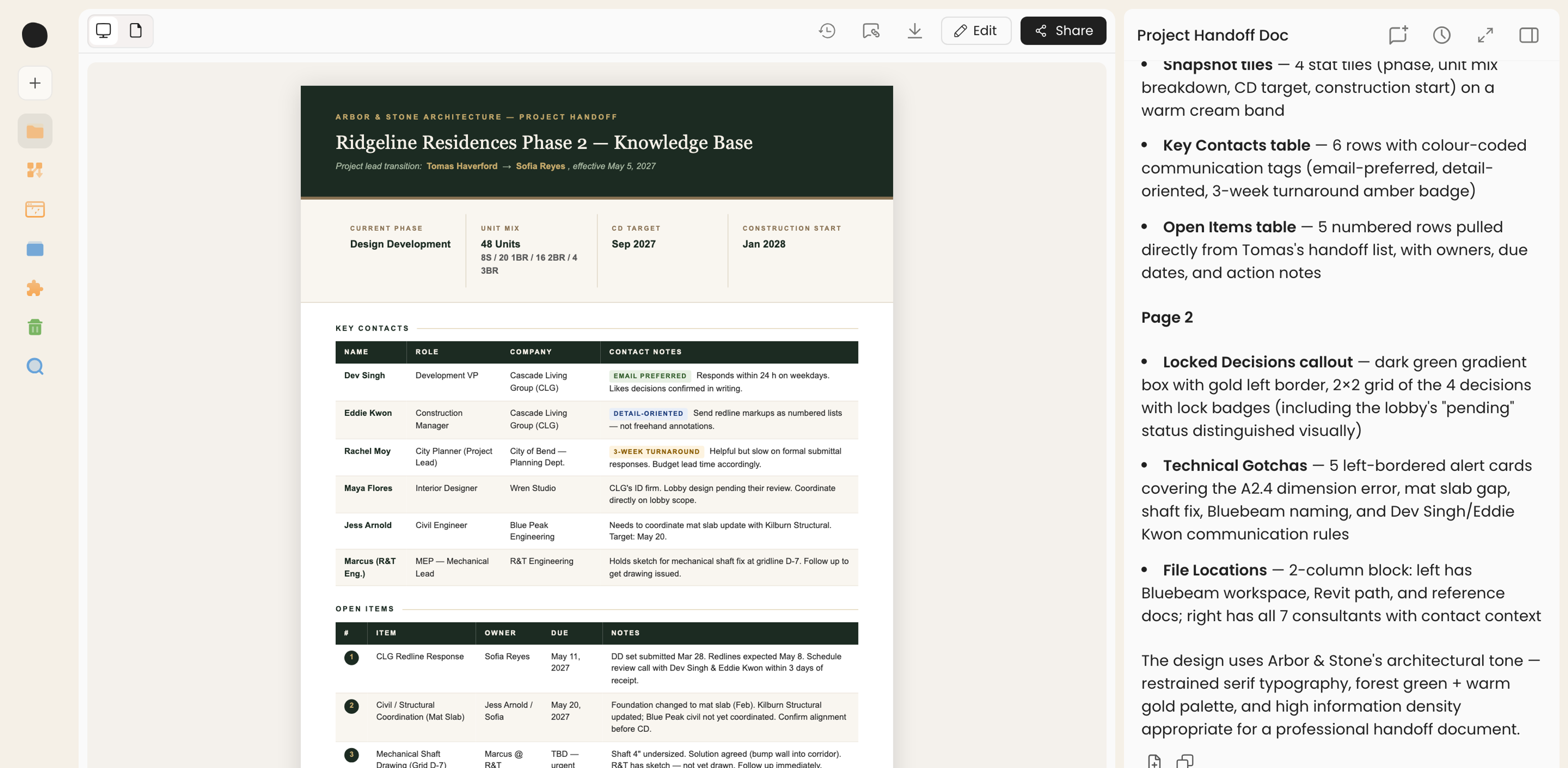 Keep team knowledge organized and accessible