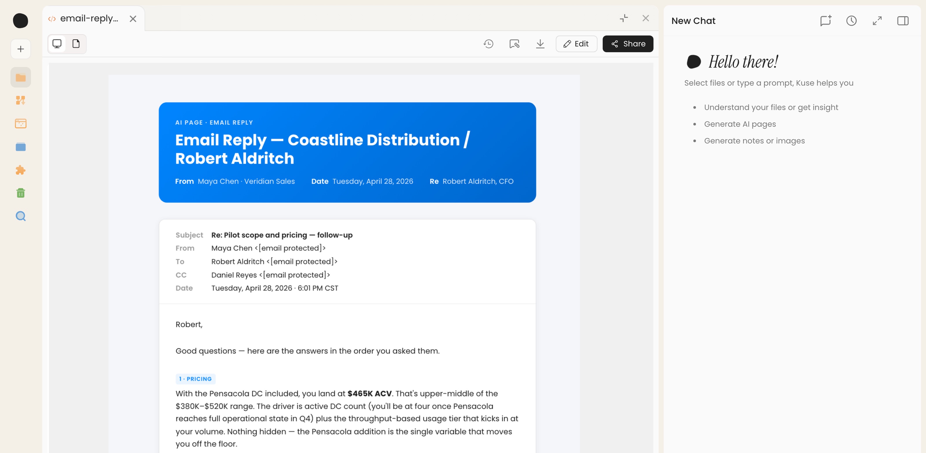 Draft, sort, and reply to emails with AI